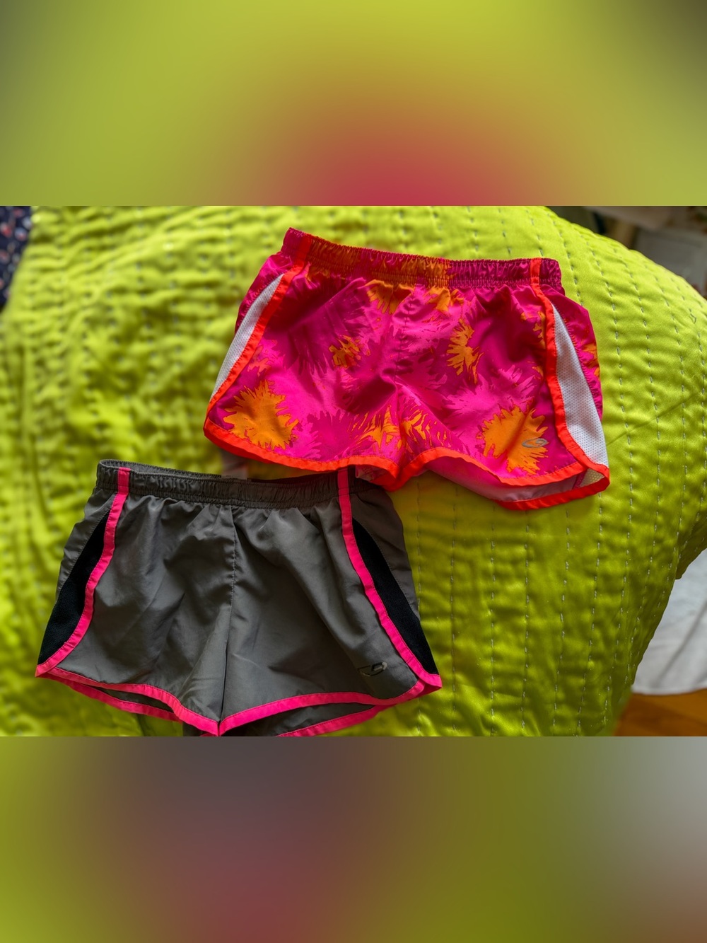 C9 by Champion Girls Lined Running Shorts 2 pairs included Size 7-8